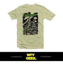Load image into Gallery viewer, Playera Mars Attack Marcianos Al Ataque Tim Burton Movie
