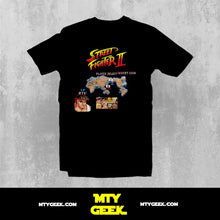 Load image into Gallery viewer, Playera Street Fighter 2 Retro Game Ryu Ken Vintage Unisex