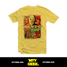 Load image into Gallery viewer, Playera El Santo La Hija De Frankenstein Plata Lucha Libre