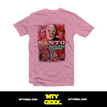 Load image into Gallery viewer, Playera El Santo La Hija De Frankenstein Plata Lucha Libre