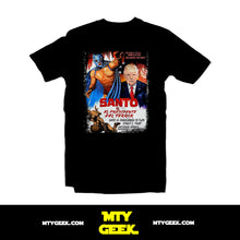 Load image into Gallery viewer, Playera El Santo Trump El Enmascarado De Plata Lucha Libre