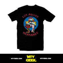Load image into Gallery viewer, Playera Breaking Bad Los Pollos Hermanos Serie Retro Unisex