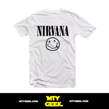 Load image into Gallery viewer, Playera Nirvana Kurt Cobain Logo Grunge Vintage Retro Unisex