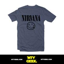 Load image into Gallery viewer, Playera Nirvana Kurt Cobain Logo Grunge Vintage Retro Unisex