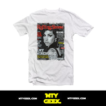 Load image into Gallery viewer, Playera Amy Winehouse Mod. Rolling Retro Vintage Unisex
