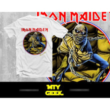 Load image into Gallery viewer, Playera Iron Maiden Mod. Piece Of Mind Retro Vintage Unisex
