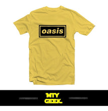 Load image into Gallery viewer, Playera Oasis - Mod. Logo Gallagher Britpop Retro Unisex
