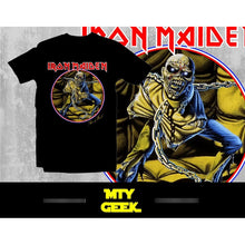 Load image into Gallery viewer, Playera Iron Maiden Mod. Piece Of Mind Retro Vintage Unisex
