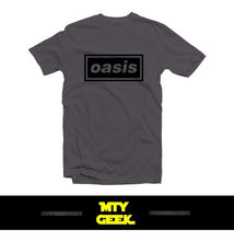 Load image into Gallery viewer, Playera Oasis - Mod. Logo Gallagher Britpop Retro Unisex
