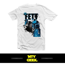 Load image into Gallery viewer, Playera Star Wars Mod. Bobba Fett 2 Mandalorian Unisex
