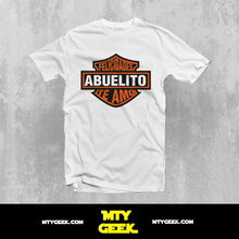 Load image into Gallery viewer, Playera Abuelo Abuelito Dia Del Padre Unisex Tshirt Harley
