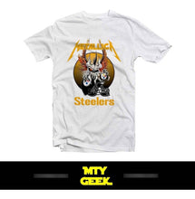 Load image into Gallery viewer, Playera Pittsburgh Steelers Acereros Nfl Metallica Americano
