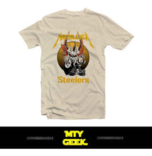 Load image into Gallery viewer, Playera Pittsburgh Steelers Acereros Nfl Metallica Americano
