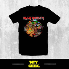 Load image into Gallery viewer, Playera Iron Maiden Mod. Brasil Vintage Retro Unisex
