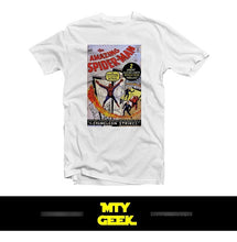 Load image into Gallery viewer, Playera Spiderman Hombre Araña Comic Fantastic Four Retro
