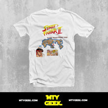 Load image into Gallery viewer, Playera Street Fighter 2 Retro Game Ryu Ken Vintage Unisex
