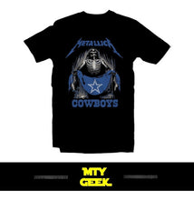 Load image into Gallery viewer, Playera Dallas Cowboys Metallica  Nfl Troy Aikman Vaqueros
