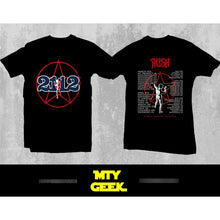 Load image into Gallery viewer, Playera Rush Mod. 2112 Tour Retro Vintage Unisex

