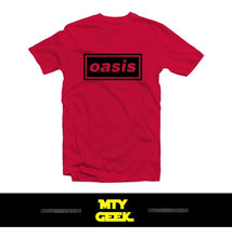 Load image into Gallery viewer, Playera Oasis - Mod. Logo Gallagher Britpop Retro Unisex
