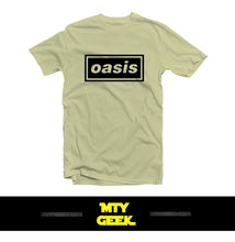 Load image into Gallery viewer, Playera Oasis - Mod. Logo Gallagher Britpop Retro Unisex

