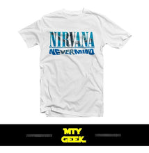 Load image into Gallery viewer, Playera Nirvana Nevermind Kurt Cobain Grunge Retro Unisex
