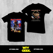 Load image into Gallery viewer, Playera Iron Maiden Mod. Tour France Unisex Vintage Tshirt

