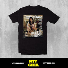 Load image into Gallery viewer, Playera Billie Eilish - Mod. Rolling Stone Unisex T-shirt
