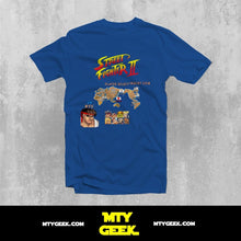 Load image into Gallery viewer, Playera Street Fighter 2 Retro Game Ryu Ken Vintage Unisex
