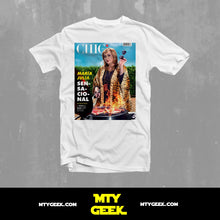 Load image into Gallery viewer, Playera Maria Julia La Fuente Vintage Blanca Unisex
