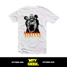 Load image into Gallery viewer, Playera Nirvana Kurt Cobain Mod 3 Grunge Retro Unisex
