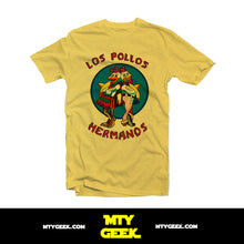 Load image into Gallery viewer, Playera Breaking Bad Los Pollos Hermanos Serie Retro Unisex
