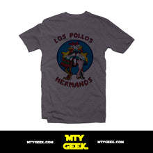 Load image into Gallery viewer, Playera Breaking Bad Los Pollos Hermanos Serie Retro Unisex
