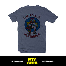 Load image into Gallery viewer, Playera Breaking Bad Los Pollos Hermanos Serie Retro Unisex
