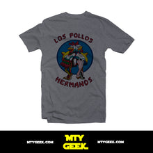 Load image into Gallery viewer, Playera Breaking Bad Los Pollos Hermanos Serie Retro Unisex
