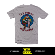 Load image into Gallery viewer, Playera Breaking Bad Los Pollos Hermanos Serie Retro Unisex
