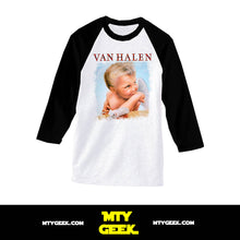 Load image into Gallery viewer, Playera Van Halen 3/4 Manga Mod. 1984 Vintage Retro Unisex
