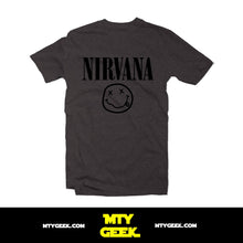 Load image into Gallery viewer, Playera Nirvana Kurt Cobain Logo Grunge Vintage Retro Unisex
